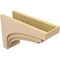 Ekena Millwork 11"W x 33"D x 22"H Classic Rockford Rough Cedar Woodgrain TimberThane Corbel, Primed Tan CORUR11X33X22ROCRCPR - alternate 4